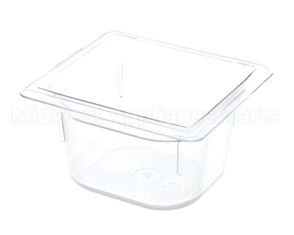 43581 Silver King Pan 1/6 Size 4 In Deep Plastic