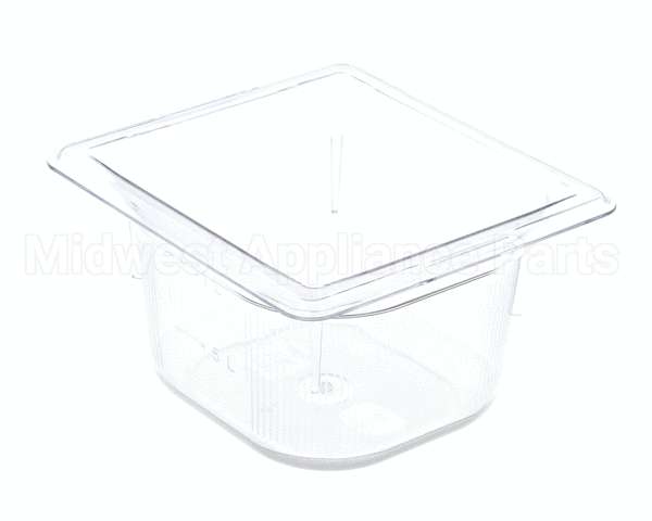 43581 Silver King Pan 1/6 Size 4 In Deep Plastic