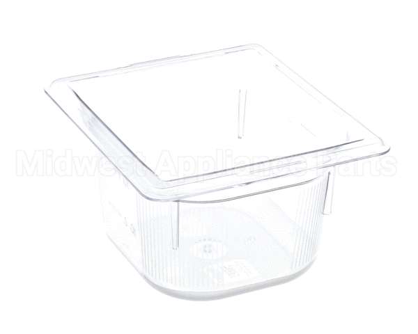 43581 Silver King Pan 1/6 Size 4 In Deep Plastic