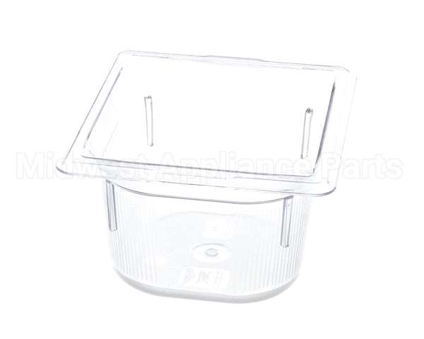 43581 Silver King Pan 1/6 Size 4 In Deep Plastic