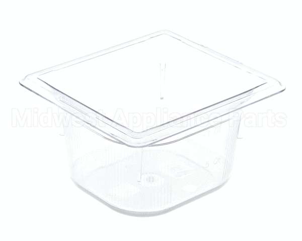 43581 Silver King Pan 1/6 Size 4 In Deep Plastic