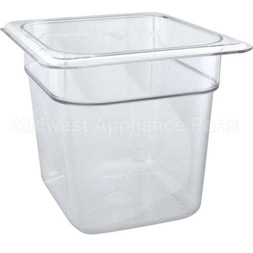 43643 Compatible Silver King Pan Poly Sixth X 6 -135 Clear Qd