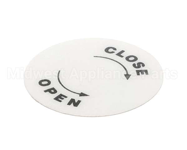 4400518 Univex Label, Open/Close Bc18