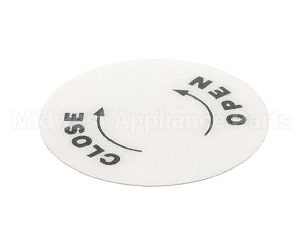 4400518 Univex Label, Open/Close Bc18