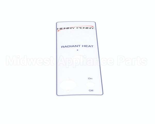 44009 Henny Penny Decal - Kfc Top Control Panel