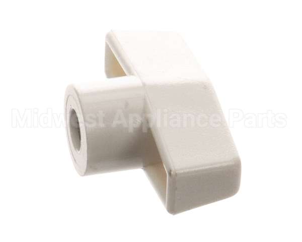 45-01286 Master-Bilt Knob, 1/4-20, White Plastic Tw