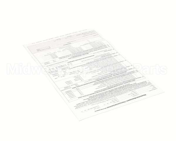 4603181 Garland Preventive Maintenance/ Certif