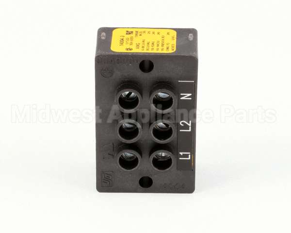 4622 Nieco Terminal Block, 3 Pole, 90 Amp, 600V