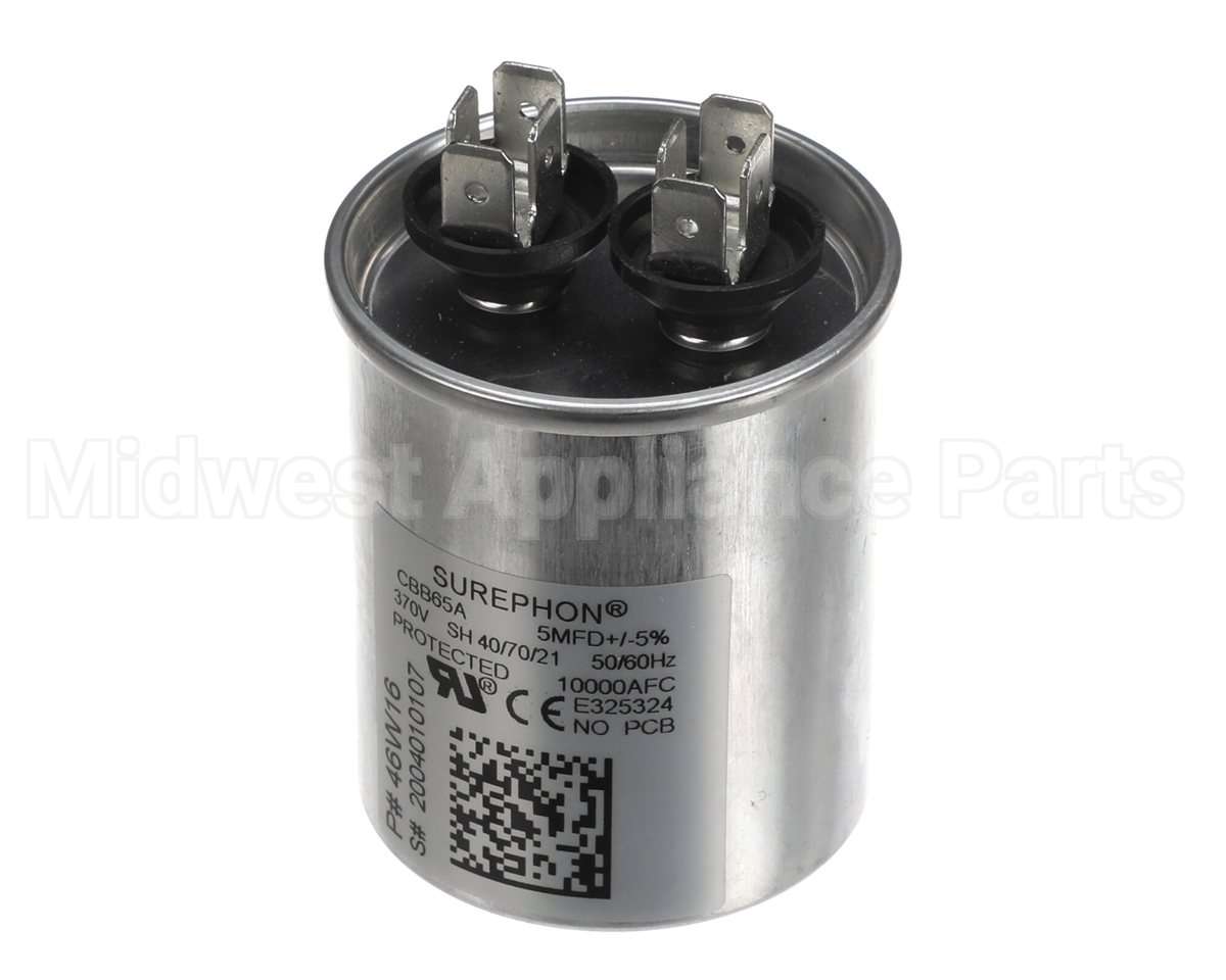 46W16 Lennox 5Mfd 370V Round Capacitor