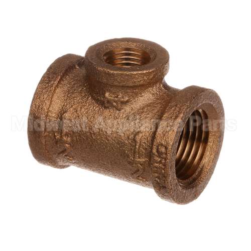 4730-002-22-56 Jackson Tee, 1/2 Fnpt X 1/2 Fnpt 1/4 Fnpt