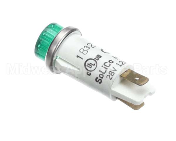 4753-8 Crown Steam Pilot Light Green 24V