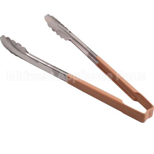 4781260 Compatible Vollrath Tongs, Scallop, 12", Tanhdl