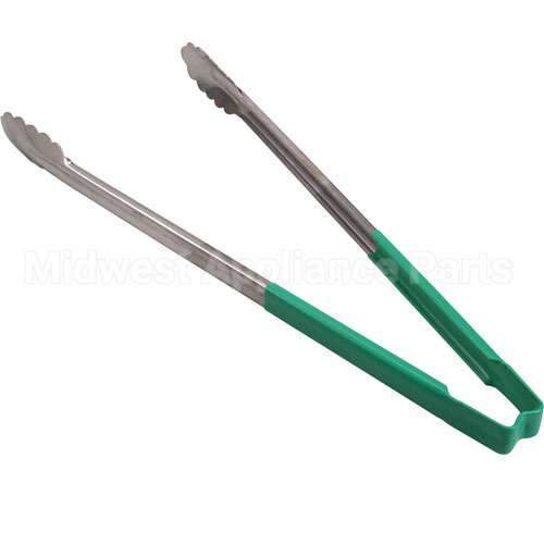 4781670 Compatible Vollrath Tongs, Scallop, 16", Grnhdl