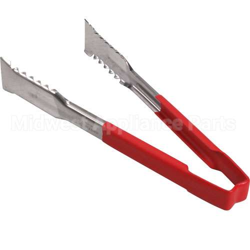 4790940 Compatible Vollrath Tongs, Versagrip, 9.5", Redhdl