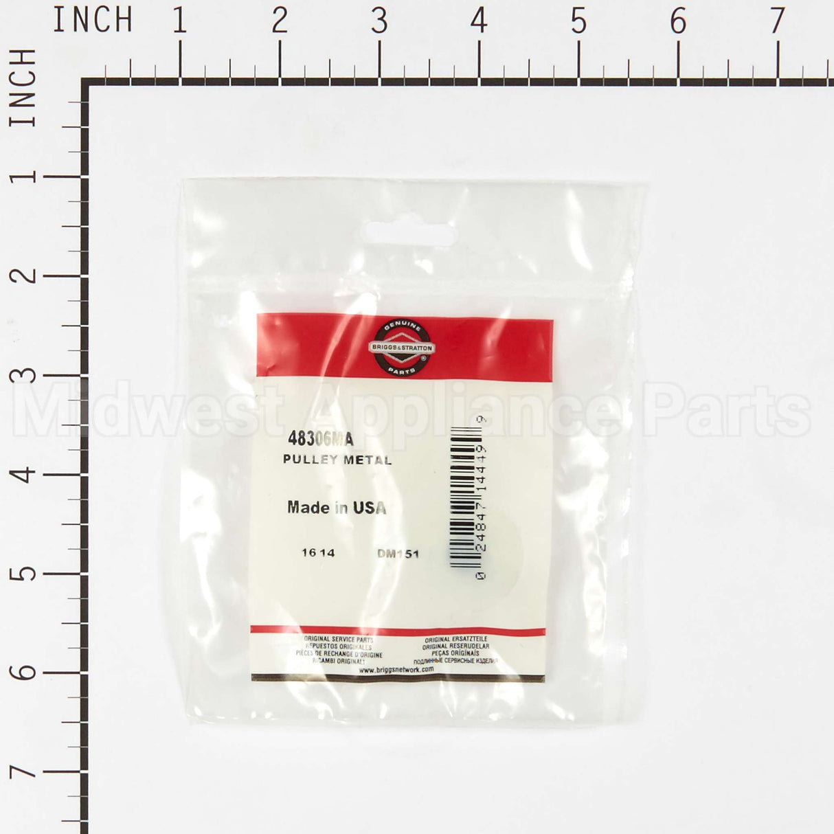 48306MA Briggs & Stratton Pulley Metal