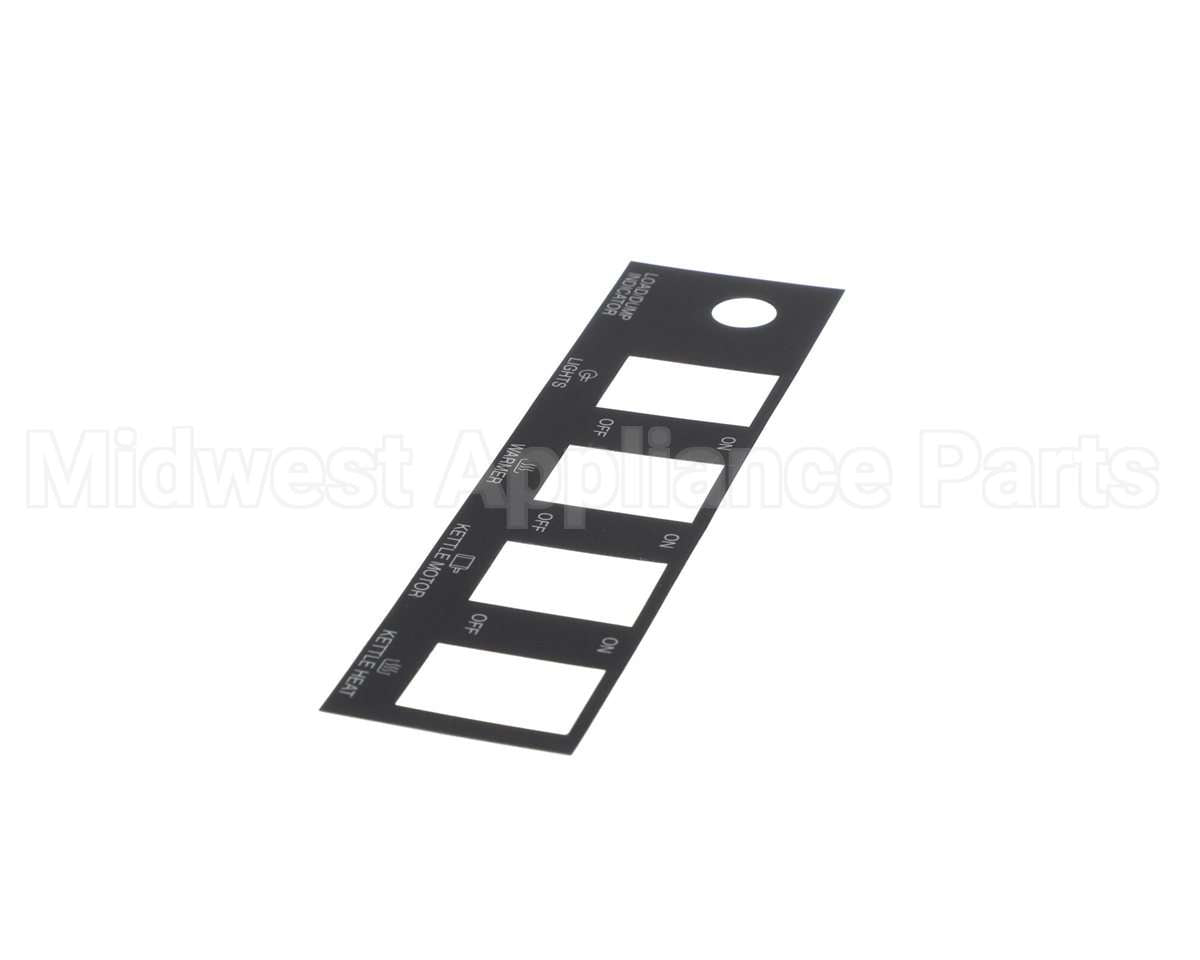 48542-30 Gold Medal Products Rocker Switch Label, 5 Pn