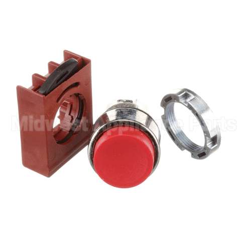 490159 Ultrasource Push Button, Red