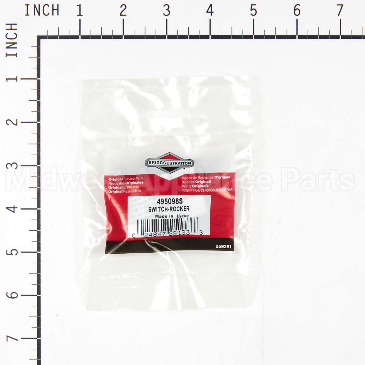 495098S Briggs & Stratton Switch-Rocker