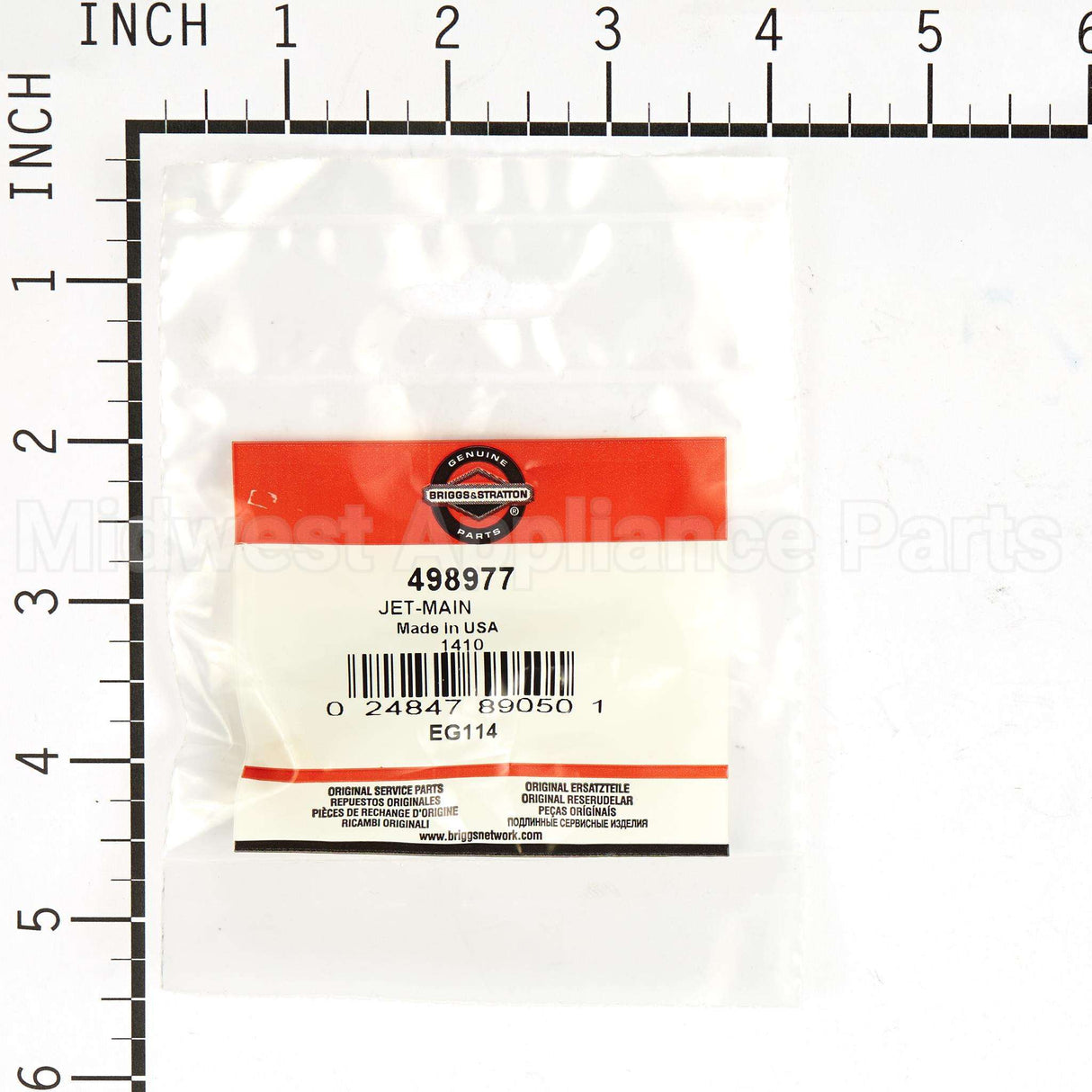 498977 Briggs & Stratton Jet-Main