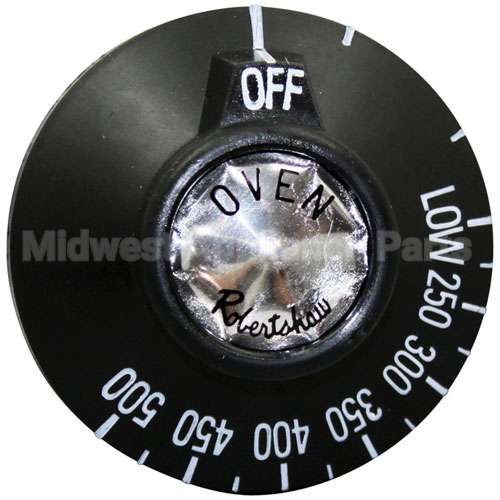 499678-1 Compatible Hobart Oven Black Knob
