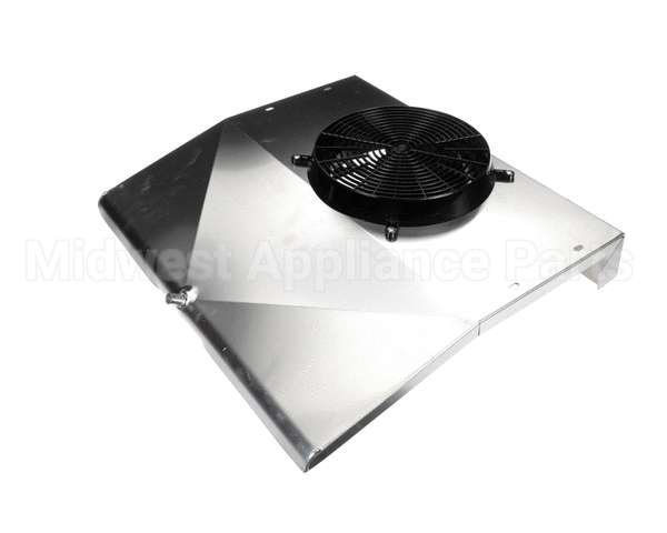 50-040 Continental Refrigeration Fan Panel Assy Black Fan Guard With 4-14