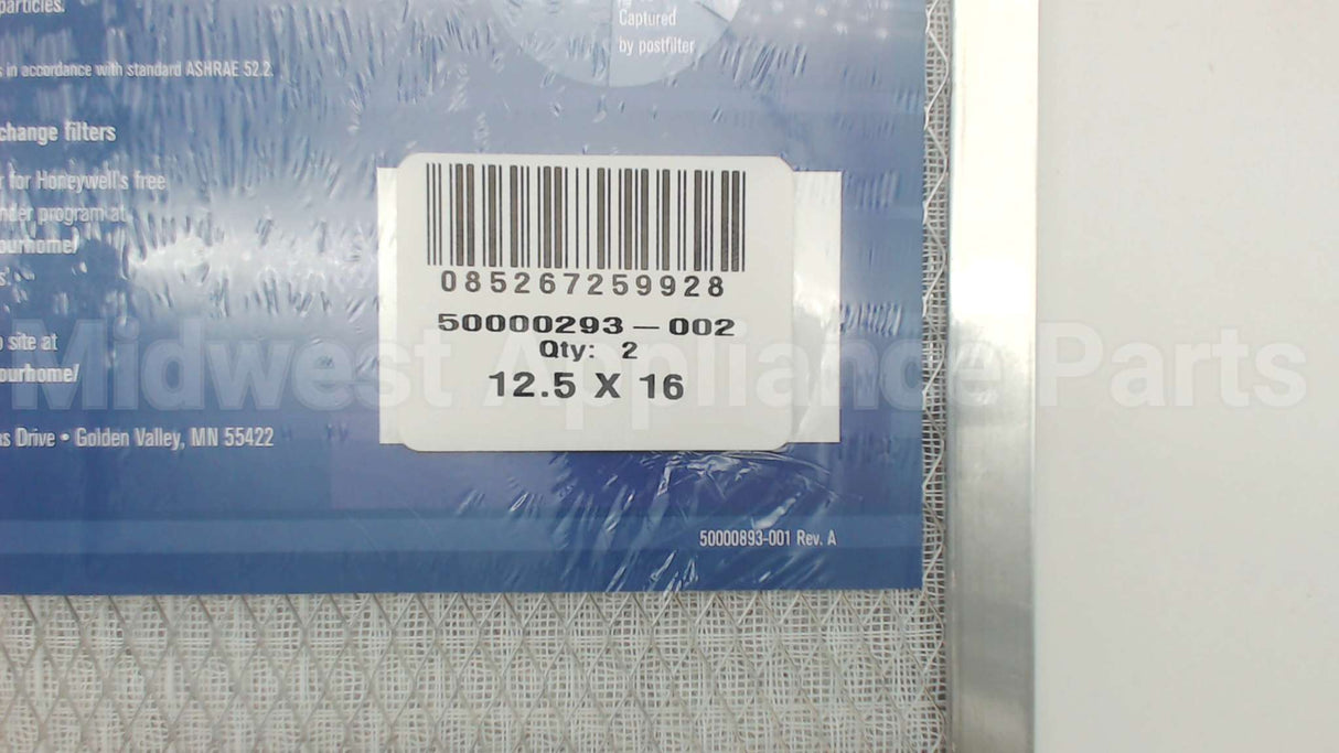 50000293-002 Resideo Mediapostfilter 1Pc(16X12.5)