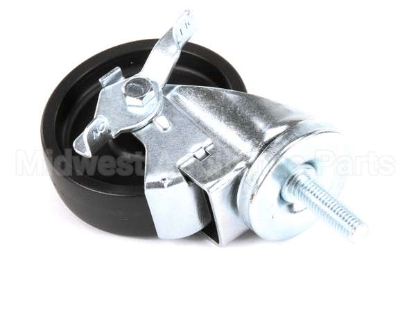50205 Continental Refrigeration Caster, Stem (4 W/ Brake) (5Total Hgt)