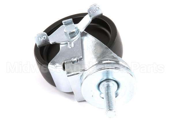 50205 Continental Refrigeration Caster, Stem (4 W/ Brake) (5Total Hgt)