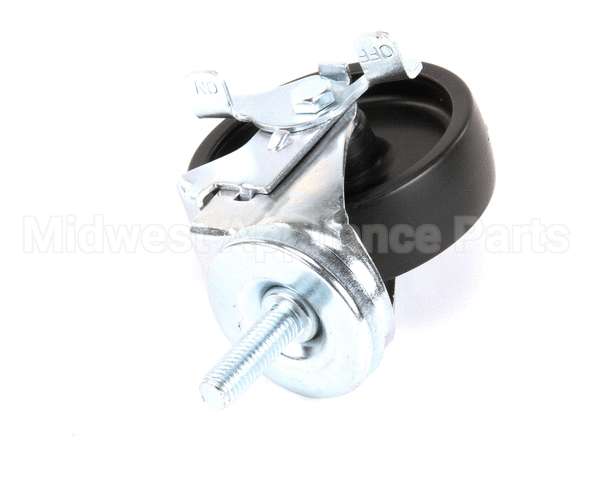 50205 Continental Refrigeration Caster, Stem (4 W/ Brake) (5Total Hgt)