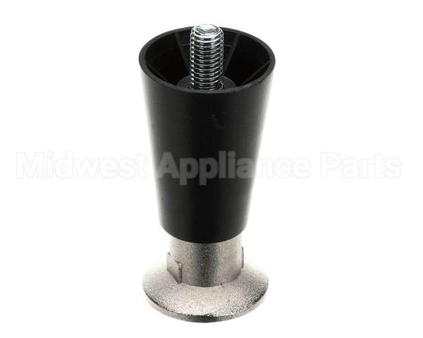 50206 Continental Refrigeration Legs, 4" Black (Adjustable Up To 5-1/4")