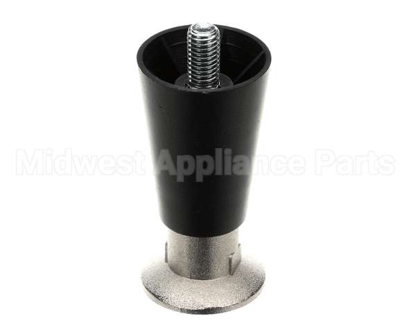50206 Continental Refrigeration Legs, 4" Black (Adjustable Up To 5-1/4")