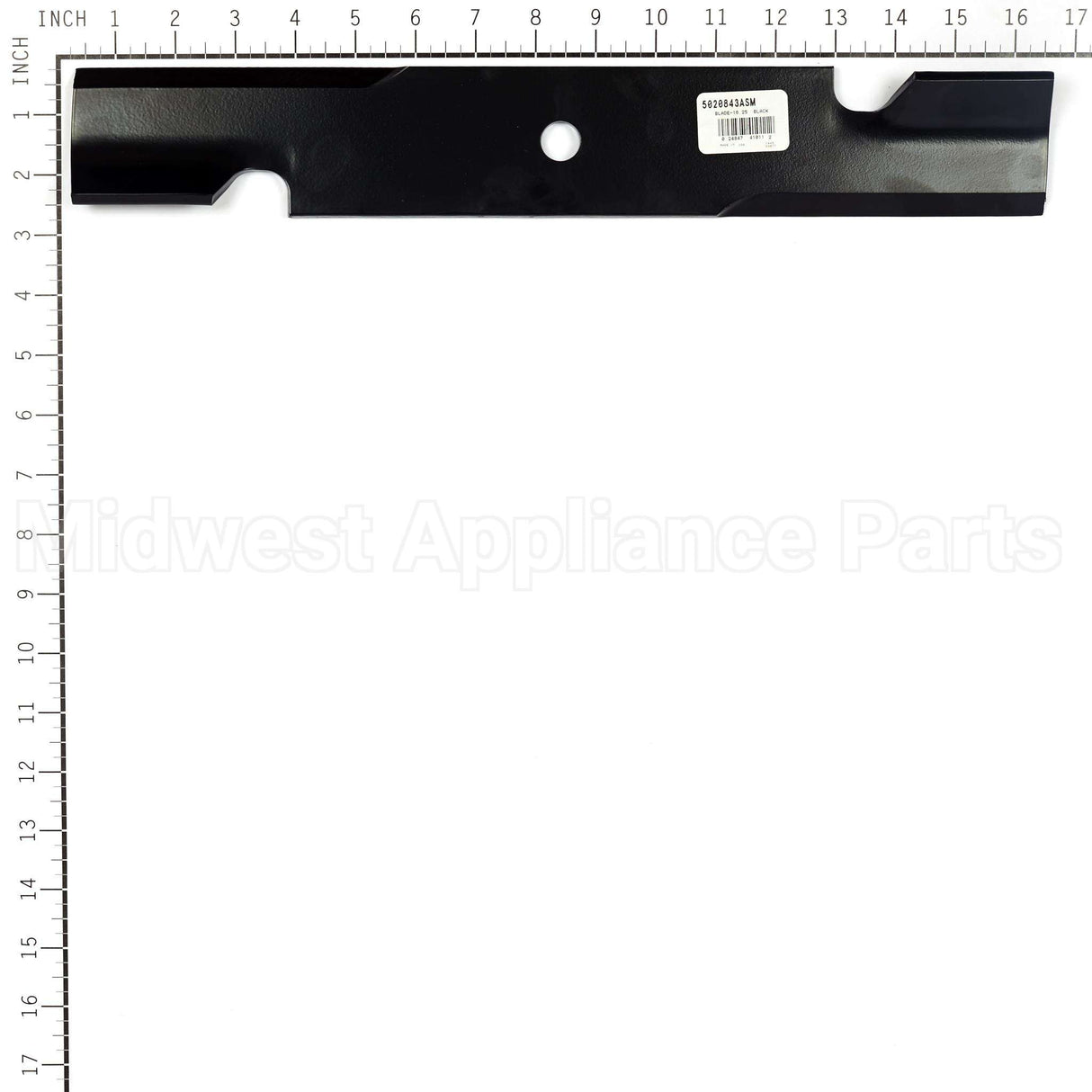 5020843ASM Briggs & Stratton Blade-16.25 Black