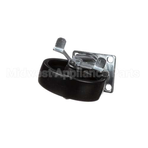 50212 Continental Refrigeration Caster, Flat Plate (4" W/ Brake) (5-1/8"