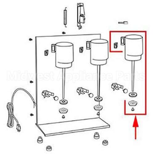 502605 Compatible Waring - Qualheim Motor And Housing