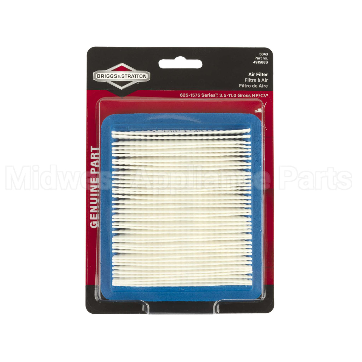 5043K Briggs & Stratton Air Filter Cartridge