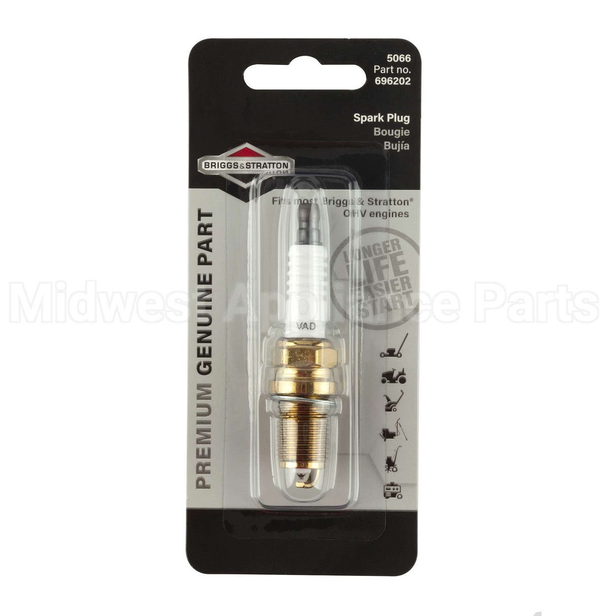 5066K Briggs & Stratton Pro Sr Plug-Spark