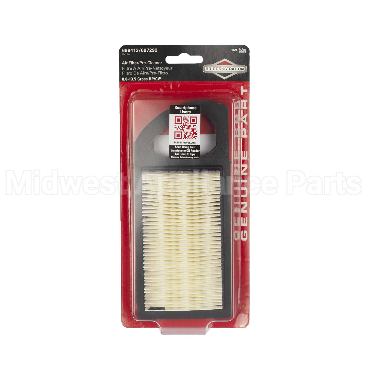 5079K Briggs & Stratton Filter-A/C Cartridge