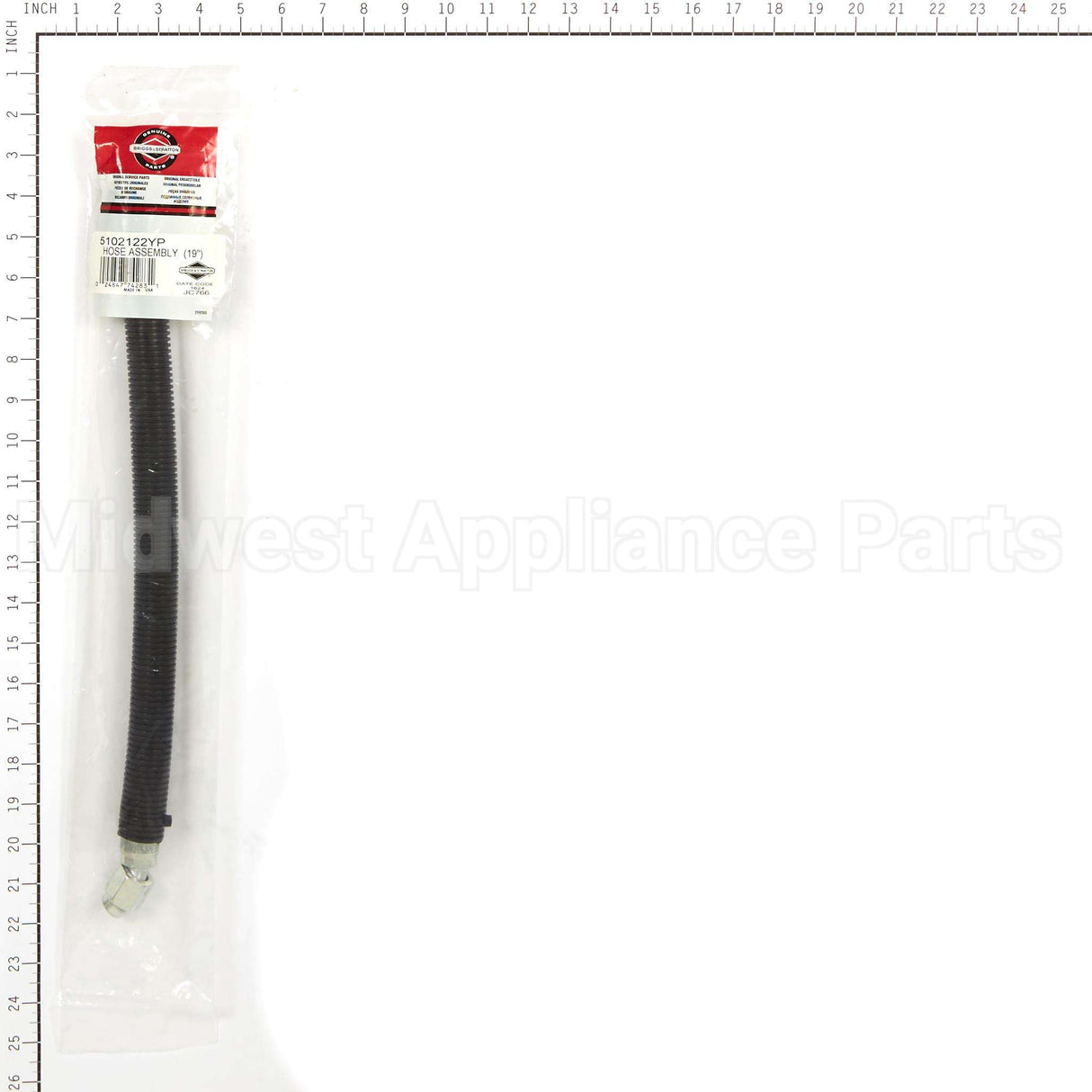 5102122YP Briggs & Stratton Hose Assembly (19)"