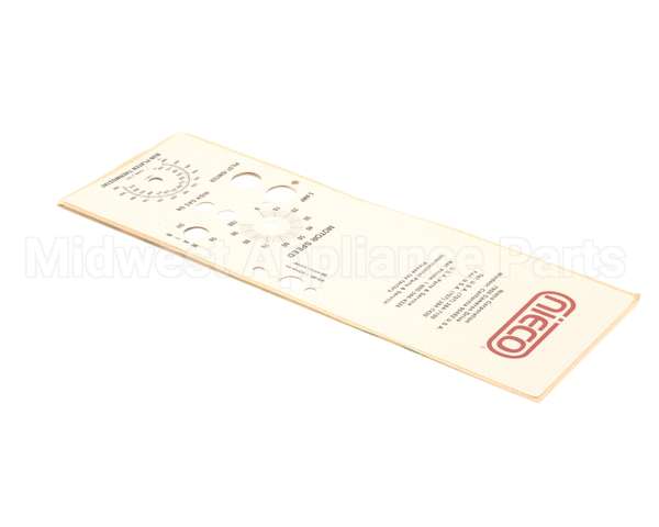 5146-11 Nieco Label, Control Box (6/824Bgt,930/950G)