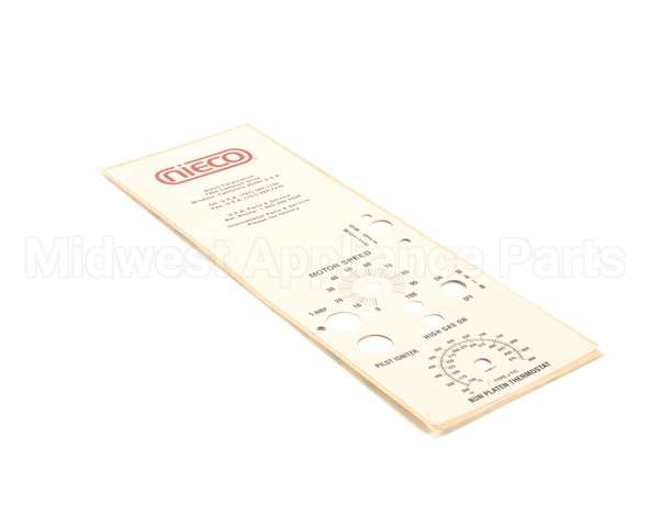 5146-11 Nieco Label, Control Box (6/824Bgt,930/950G)