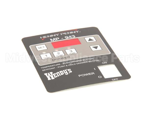 51561 Henny Penny Decal - Mp-943 Control Wendy