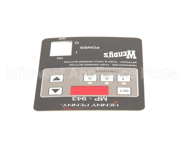 51561 Henny Penny Decal - Mp-943 Control Wendy