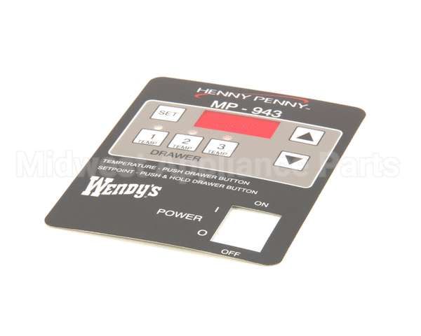 51561 Henny Penny Decal - Mp-943 Control Wendy