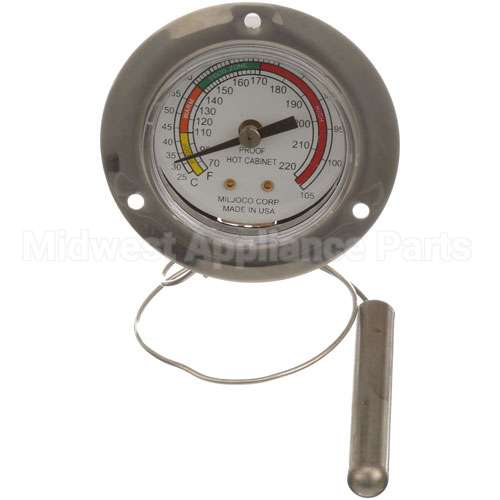 5238018K Compatible 5238 018 K Crescor Thermometer2", 70-220F, 3" Flange