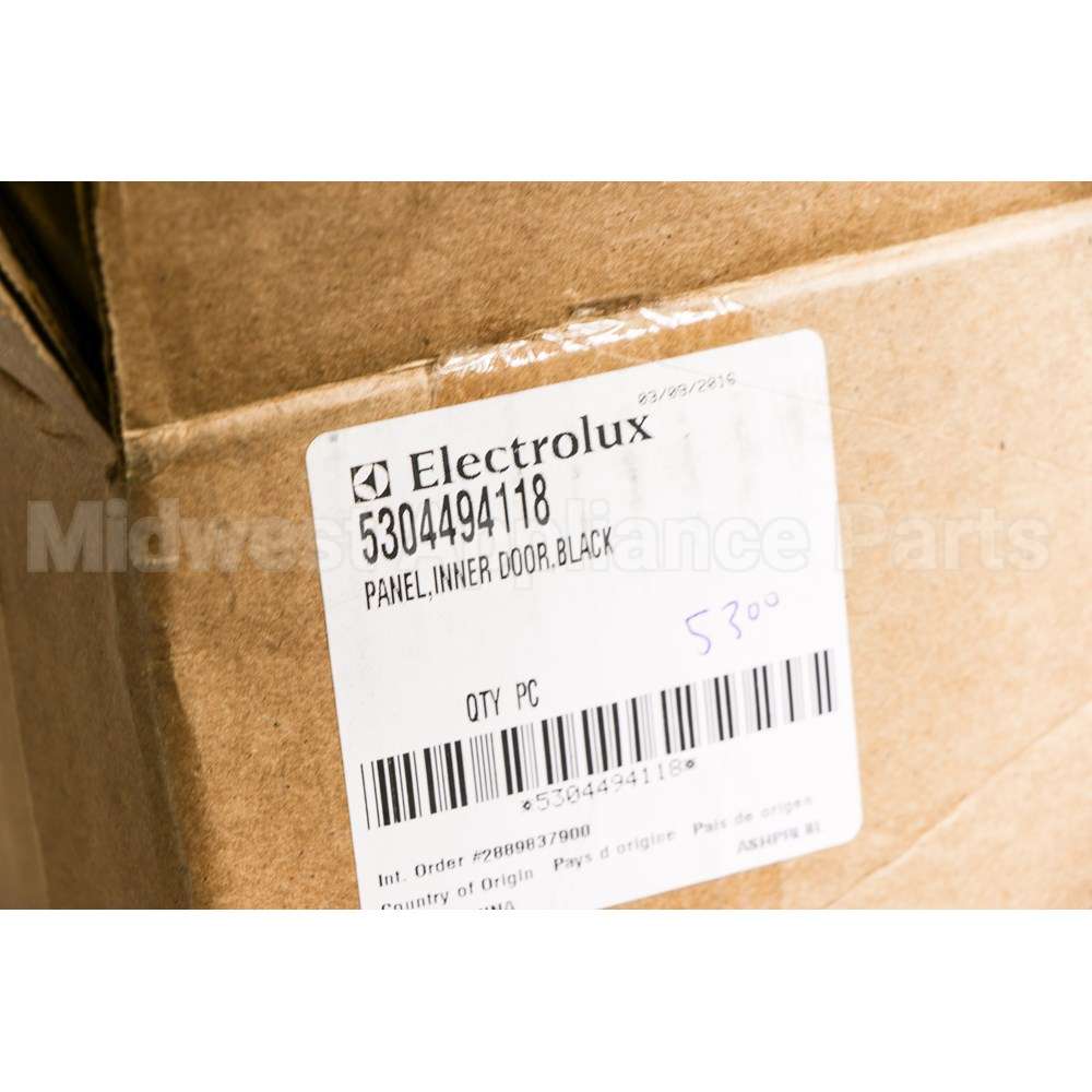 5304494118 Frigidaire Panel