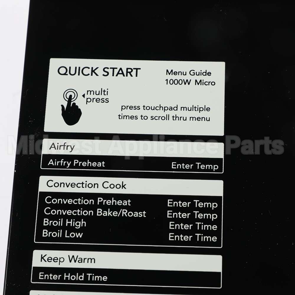 5304534652 Frigidaire Control Panel