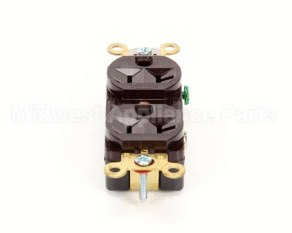 5352AB Hubbell Lighting Duplex Rcpt Brown 20A 125V