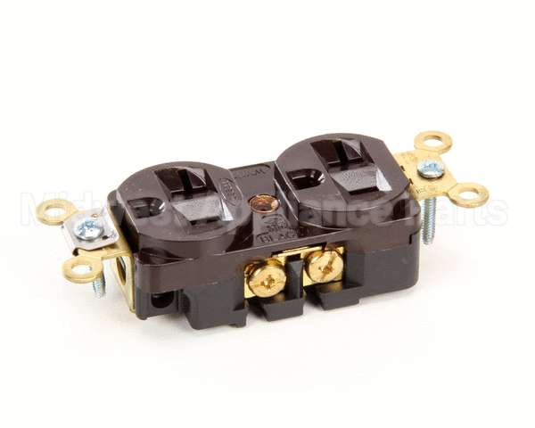 5352AB Hubbell Lighting Duplex Rcpt Brown 20A 125V