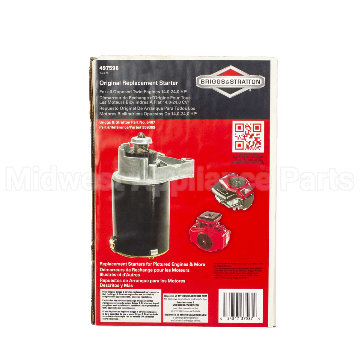 5407K Briggs & Stratton Motor-Starter