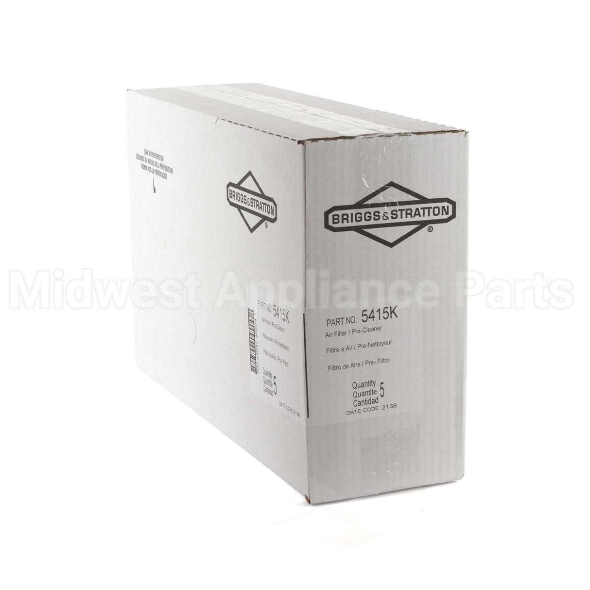5415K Briggs & Stratton Filter -A/C W/Pre-C